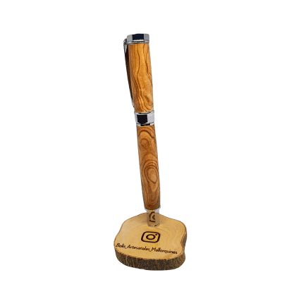 Pluma Hex. Magnética | Olivo | Bolis Artesanales Mallorquines